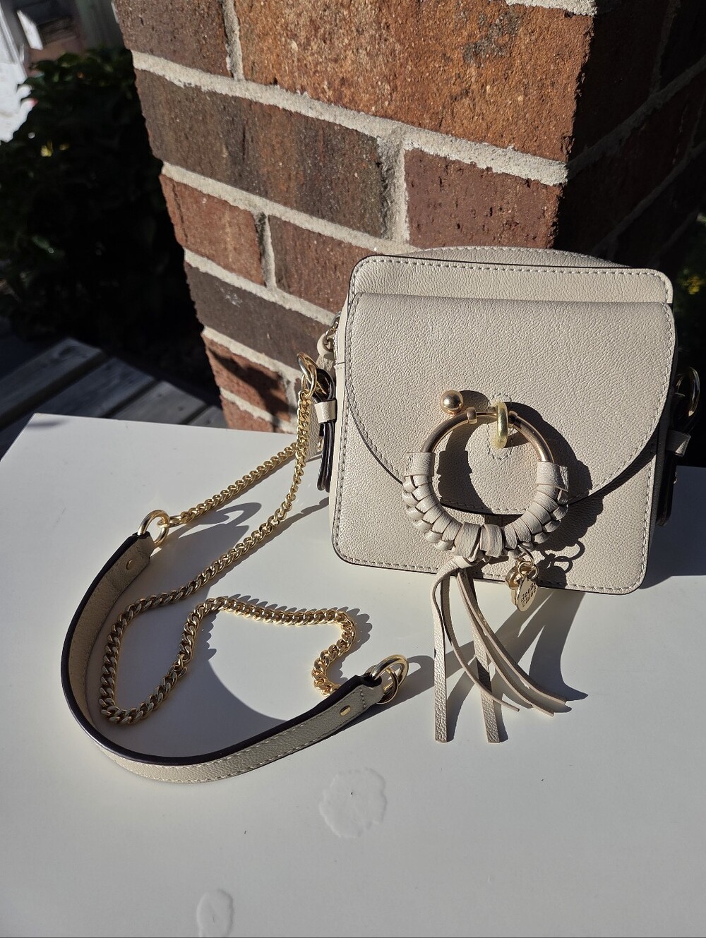 See by Chloe Mini Joan Suede & Leather Crossbody Bag EUC
